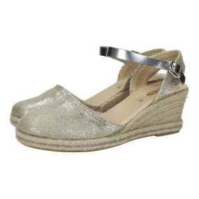 45321 Esparteñas con cuña color BEIGE