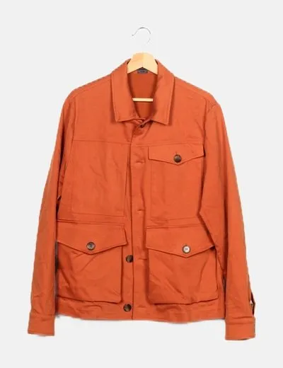 Brown Jacket with Pockets