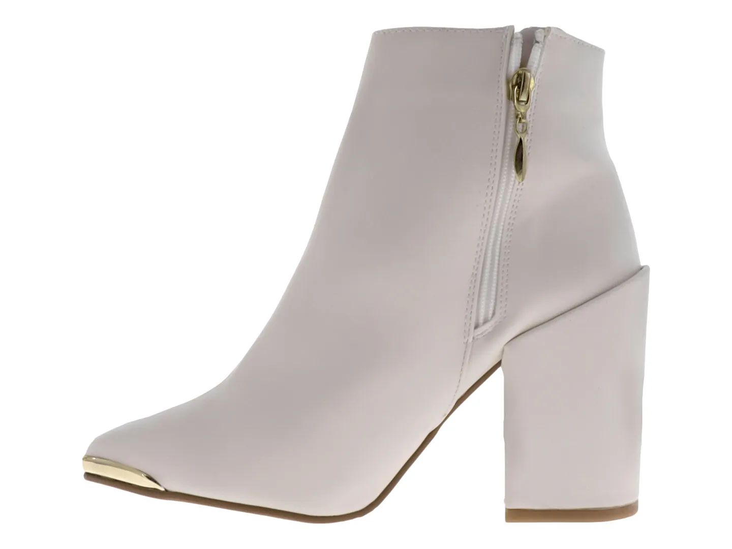 Botines Clasben Brenda Blanco Para Mujer
