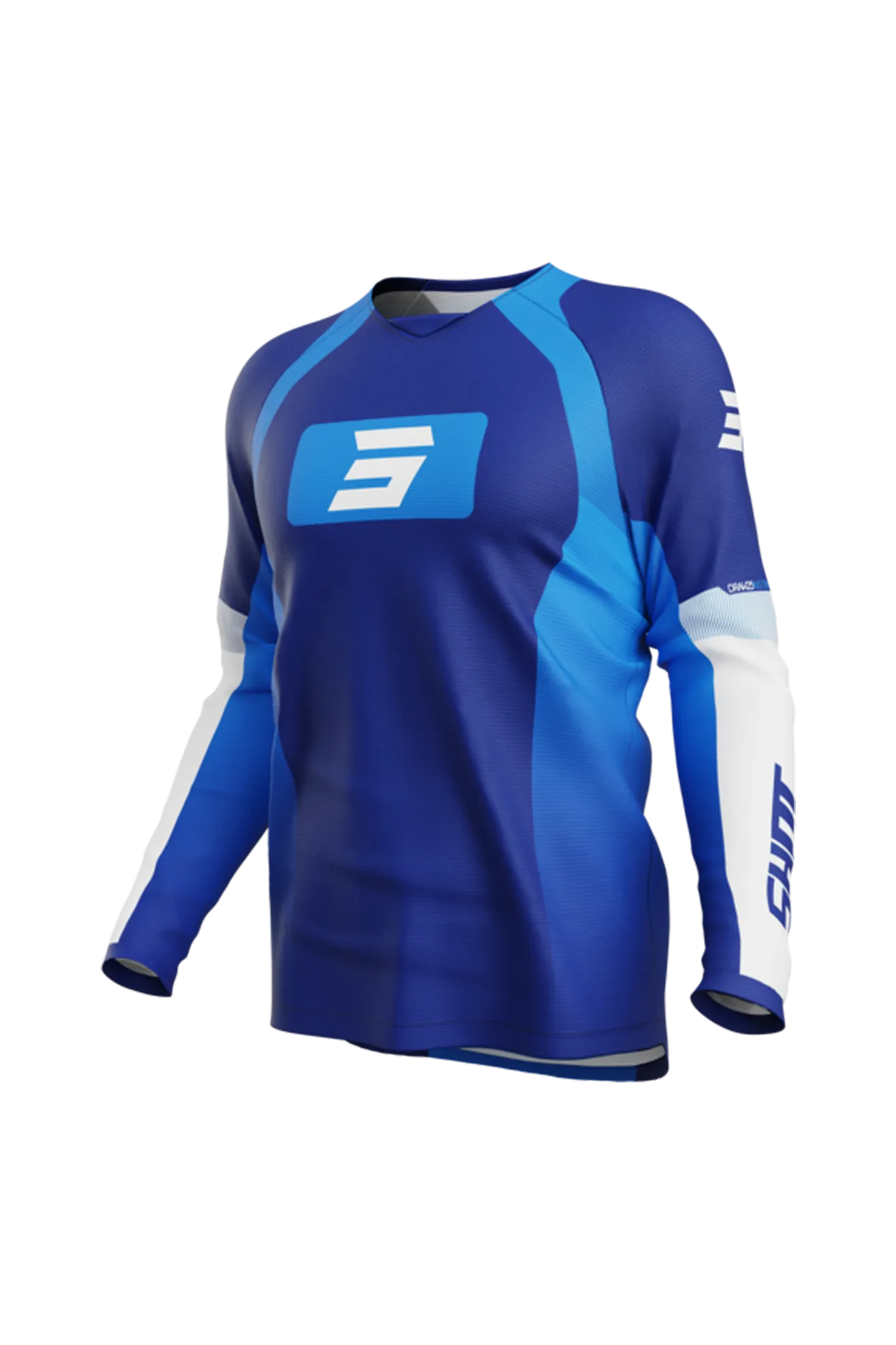 Camiseta de Cross Shot Draw Instinct Azul 
