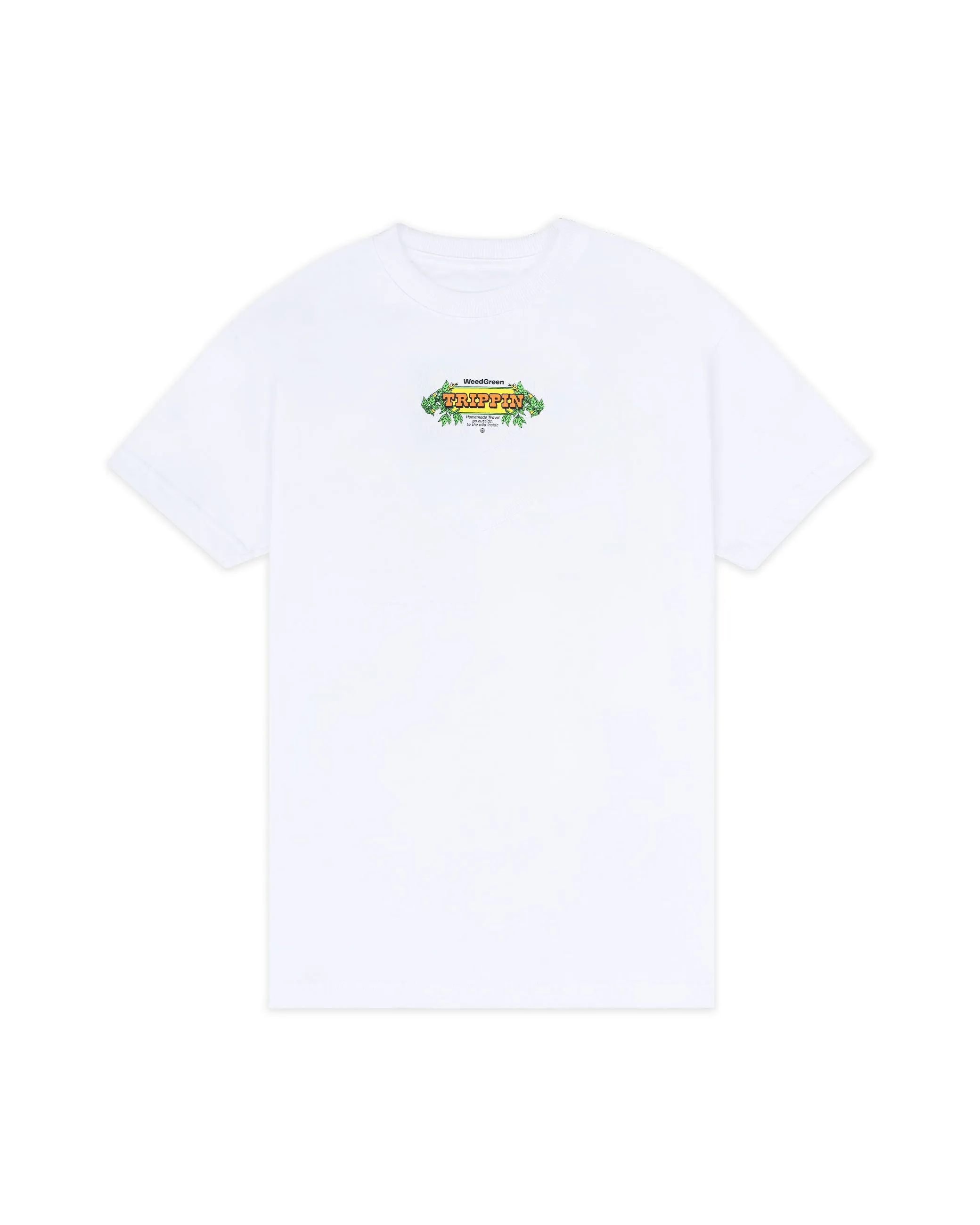 CAMISETA JUST ENJOY THE TRIPPING BLANCO