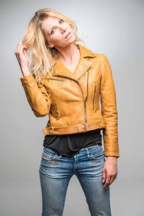 Chaqueta Mujeres Rose Garden Laurie Lamb Castel Spicy Mustard Zz