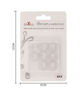JUEGO 8 BOBINAS BOBINADOR DE PLÁSTICO PARA MÁQUINA DE COSER 87533
