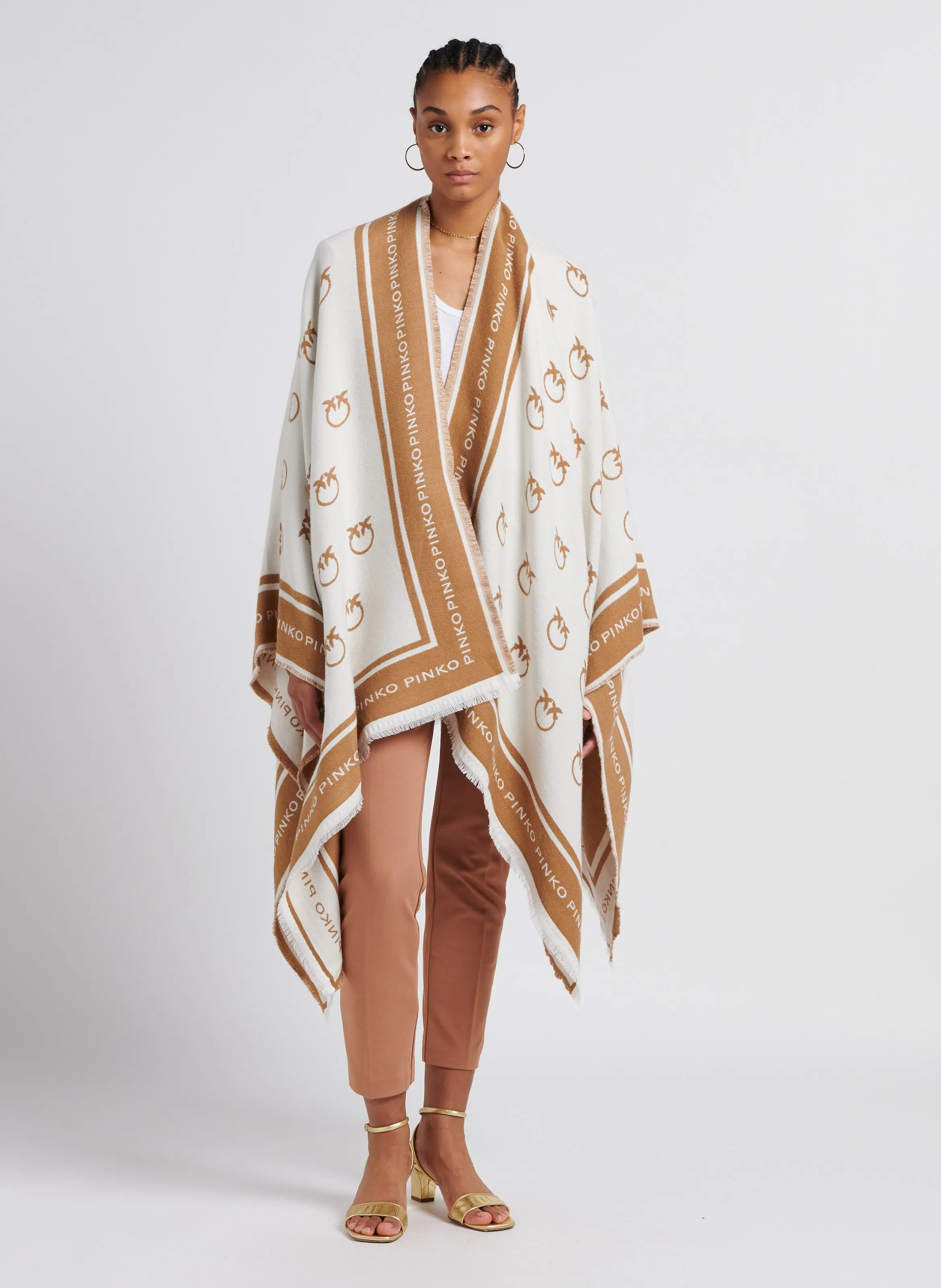 MATRICE - Poncho estampado en multicolor