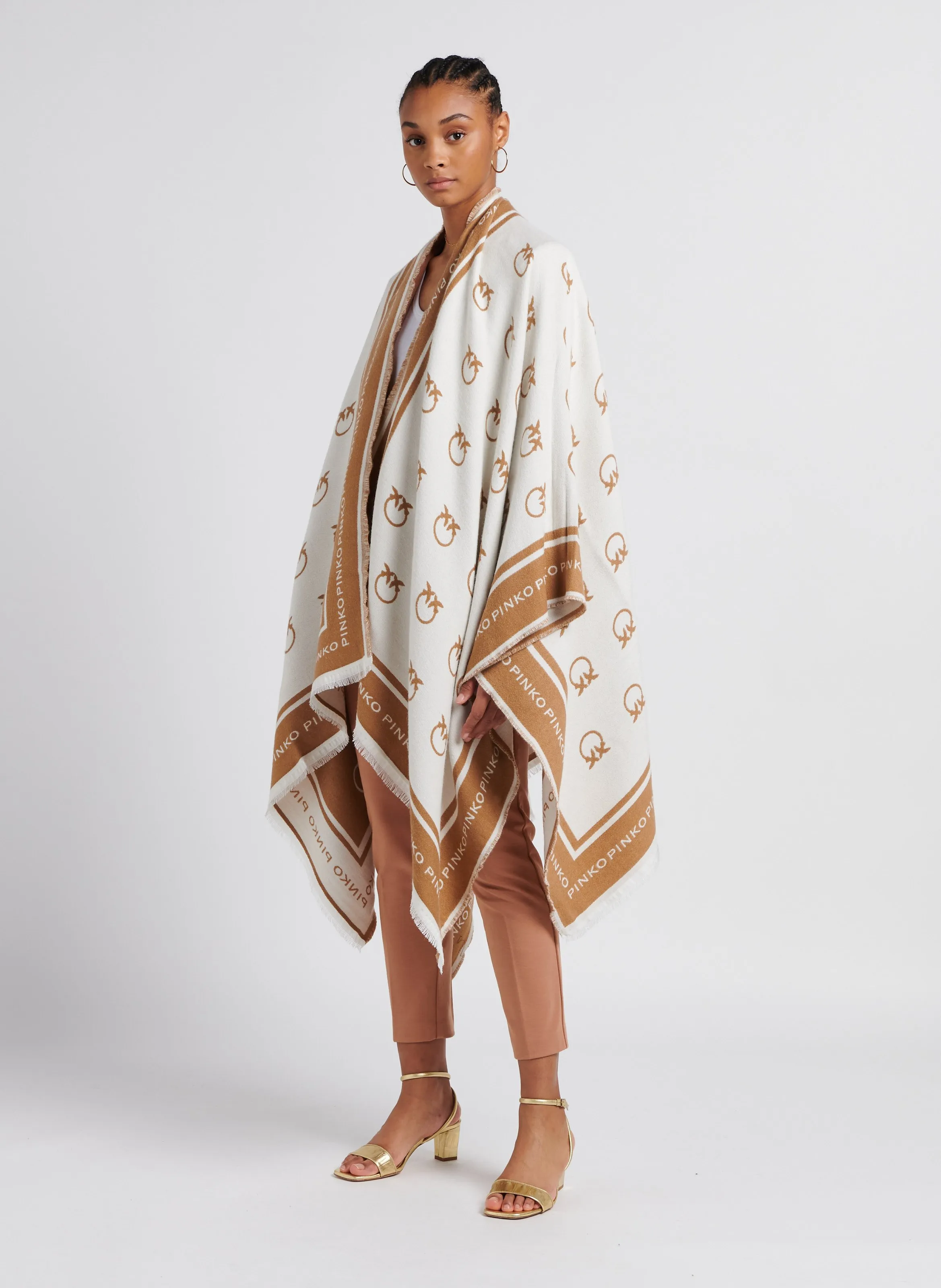 MATRICE - Poncho estampado en multicolor