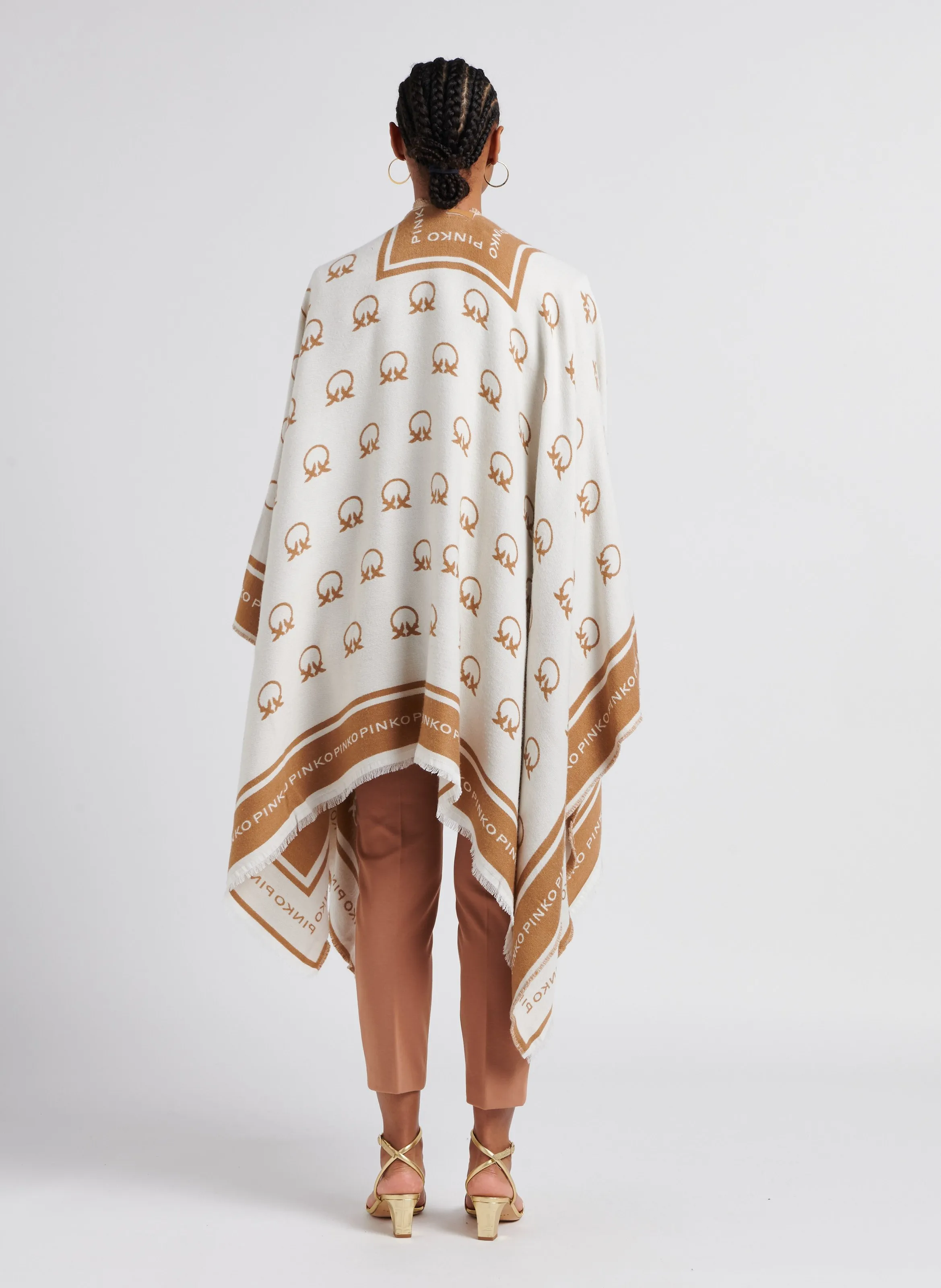 MATRICE - Poncho estampado en multicolor
