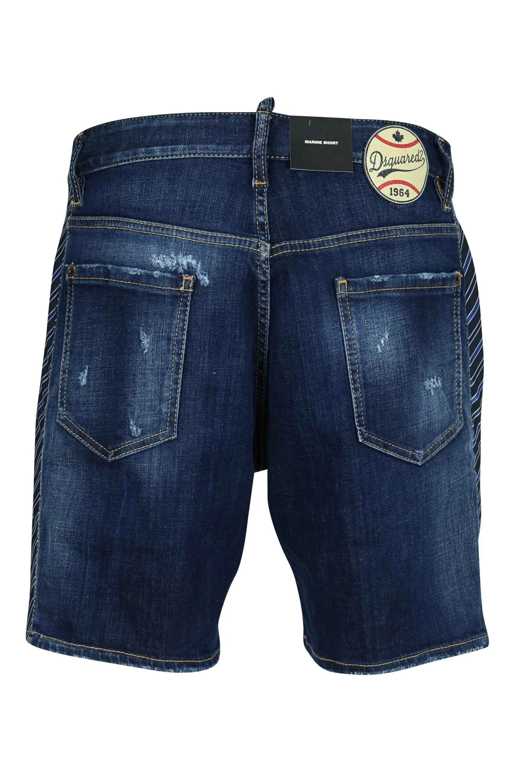 Pantalón vaquero azul corto 