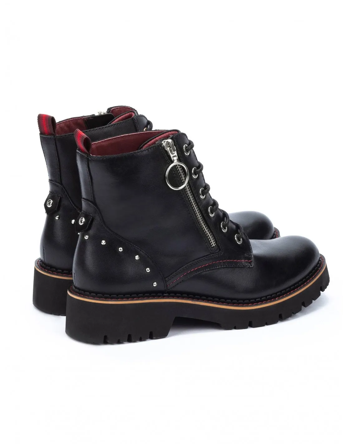 PIKOLINOS Botines Cremallera Piel Negros