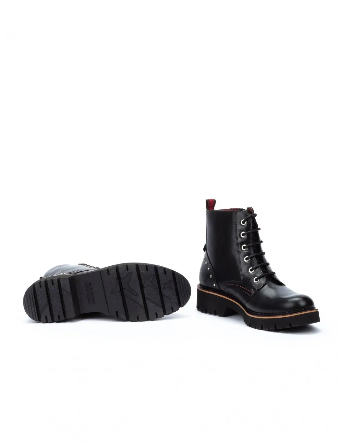 PIKOLINOS Botines Cremallera Piel Negros