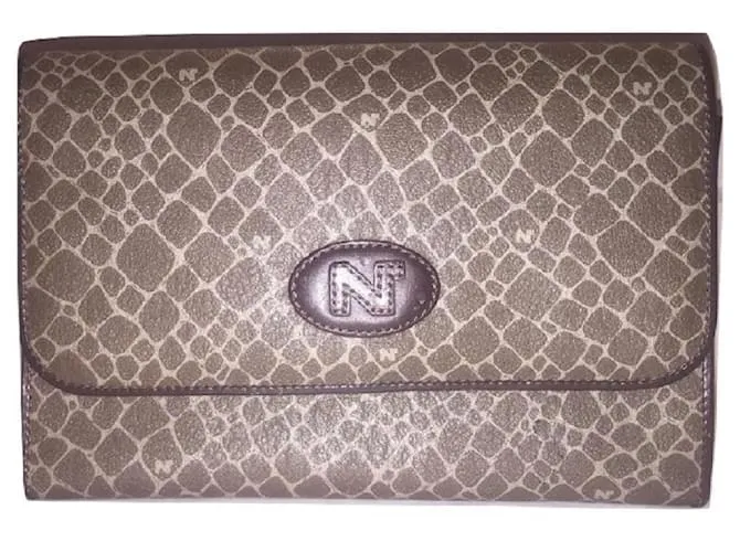 Toalla vintage NINA RICCI Castaño Beige 