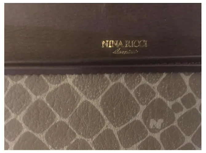 Toalla vintage NINA RICCI Castaño Beige 