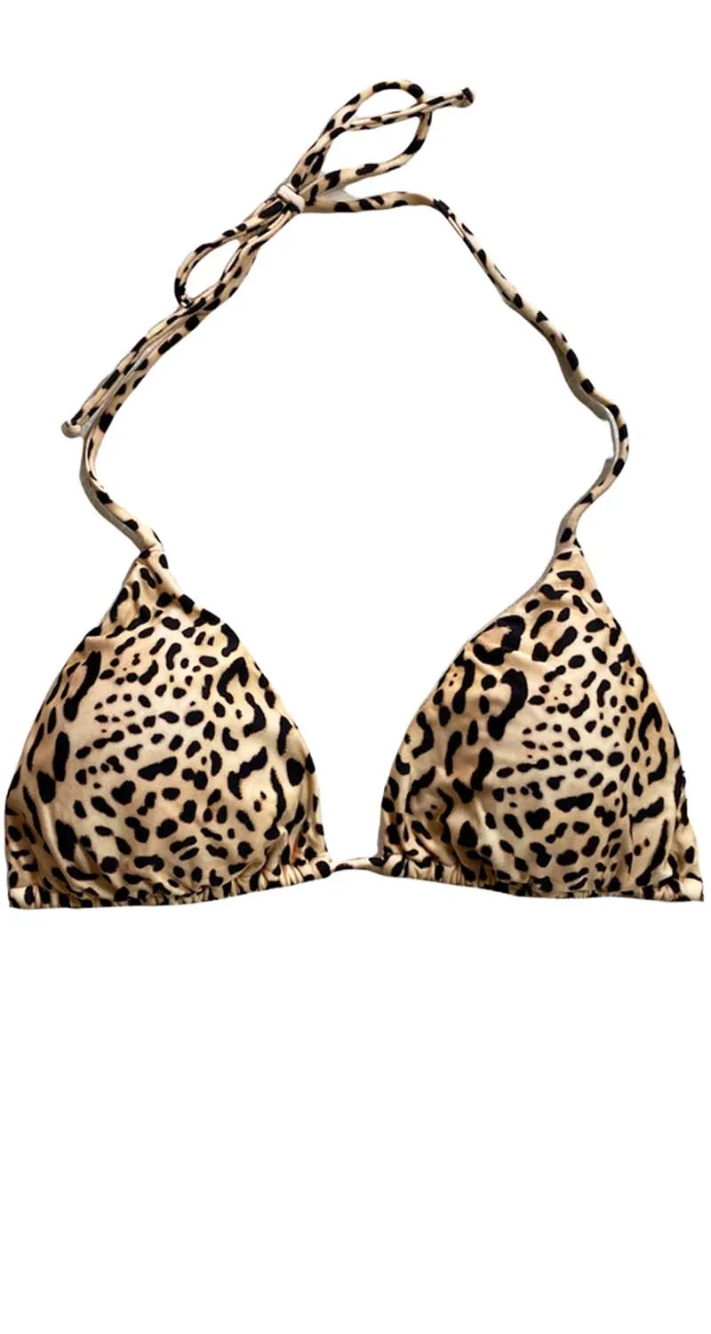 VIX PAULA HERMANNY Top Beige Estampado